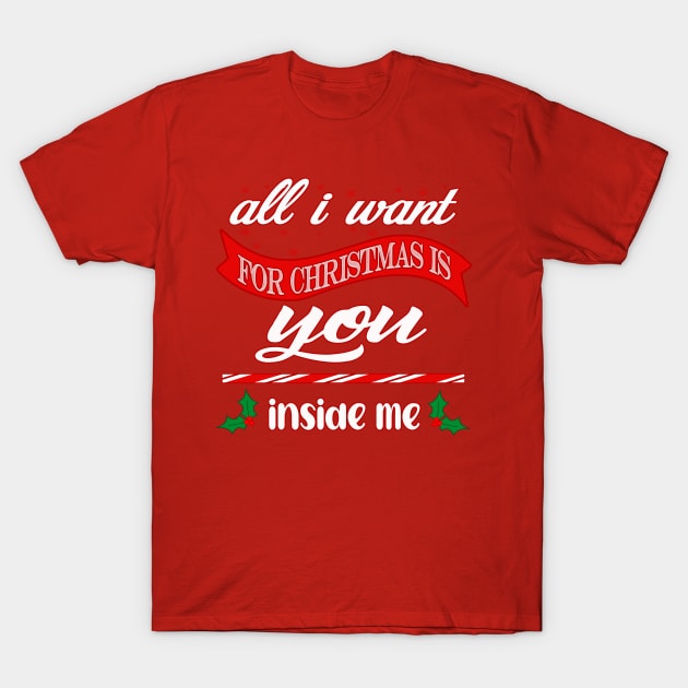 All i want for xmas is you T-Shirt by rachybattlebot